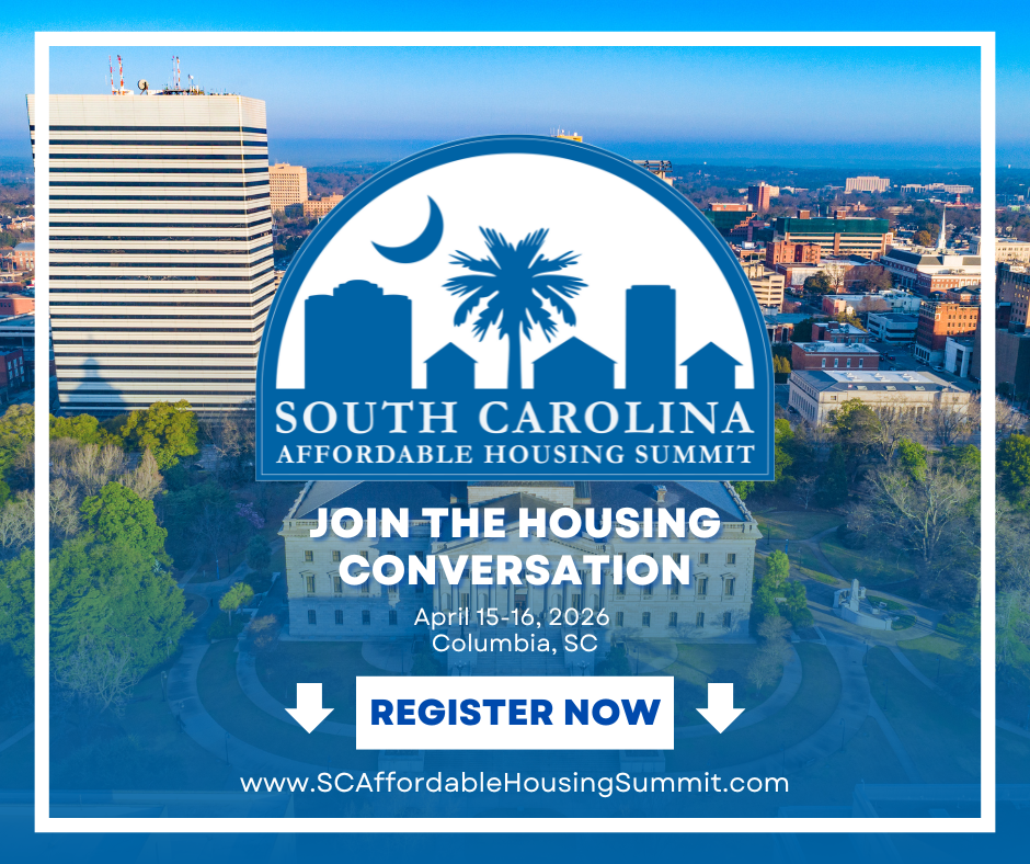 A social media post for the South Carolina Affordable Housing Summit.