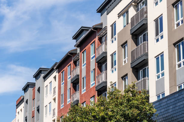 Facade of multi family homes