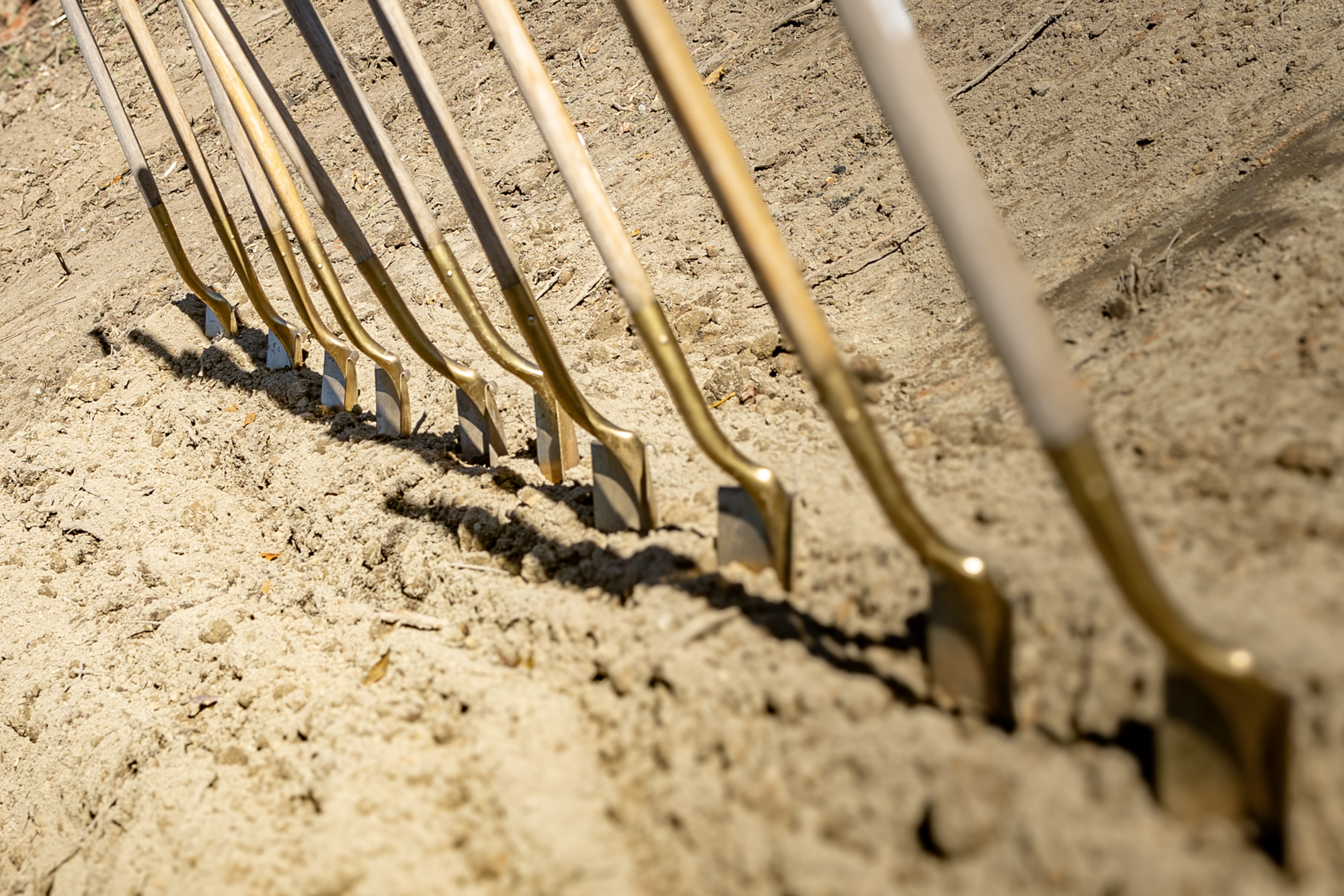 Audited Financials - Shovels in dirt